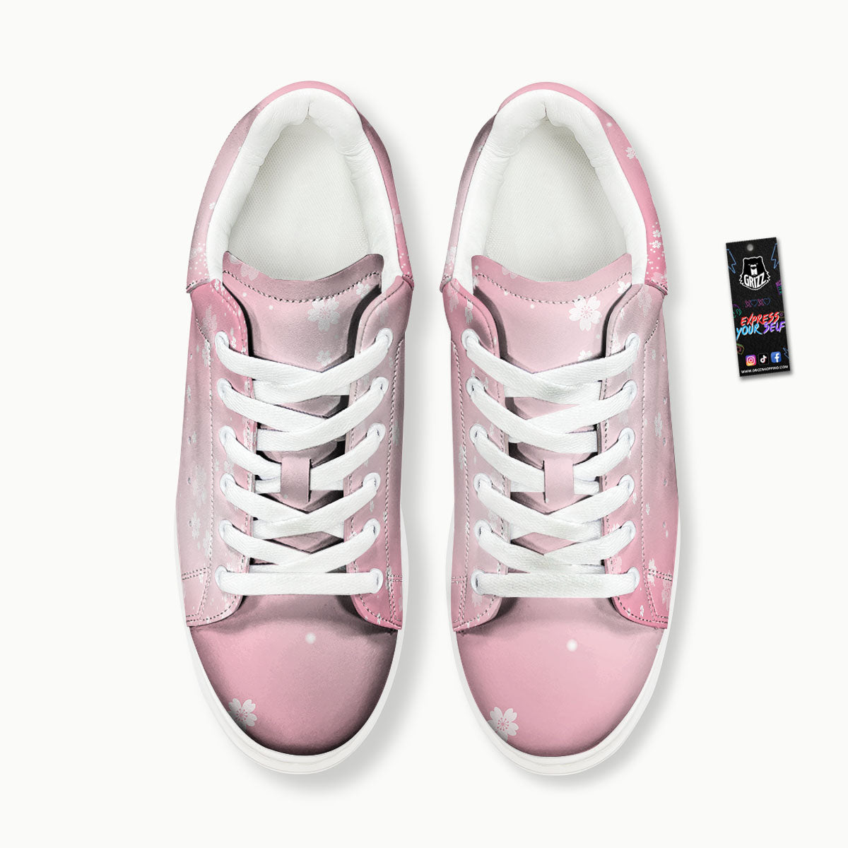 Sparkle Floral Print Platform Shoes-grizzshop