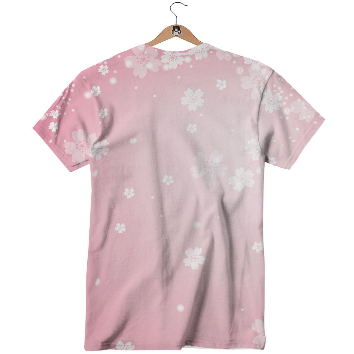 Sparkle Floral Print T-Shirt-grizzshop