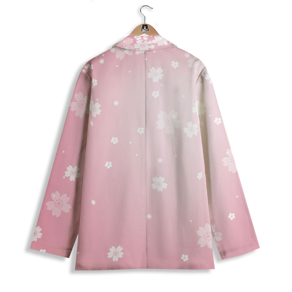 Sparkle Floral Print Women's Blazer-grizzshop
