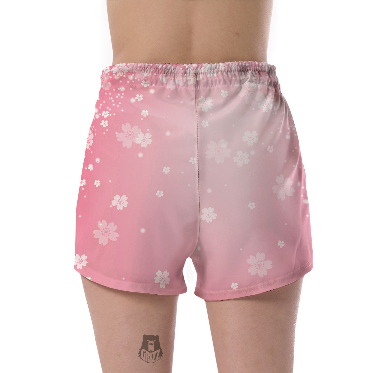 Sparkle Floral Print Women's Shorts-grizzshop