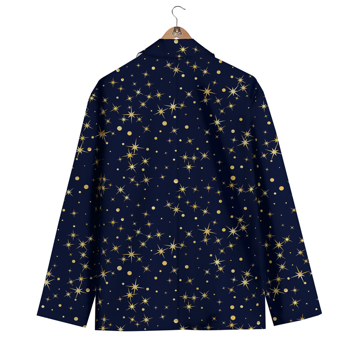 Sparkle Shiny Print Pattern Men's Blazer-grizzshop