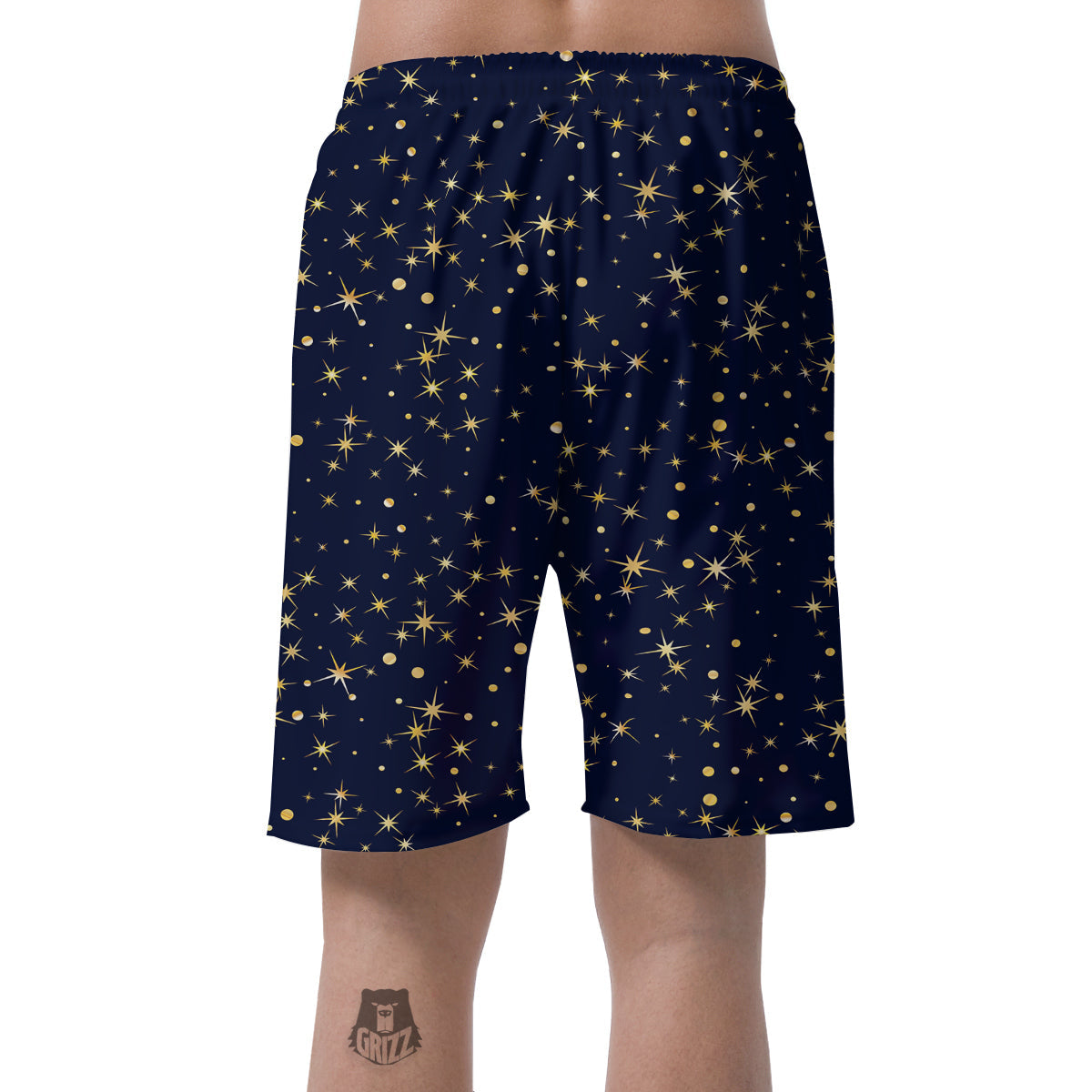 Sparkle Shiny Print Pattern Men's Shorts-grizzshop