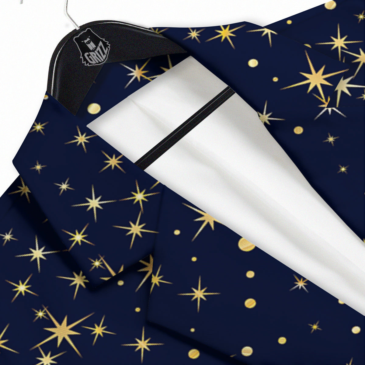 Sparkle Shiny Print Pattern Men's Sport Coat-grizzshop
