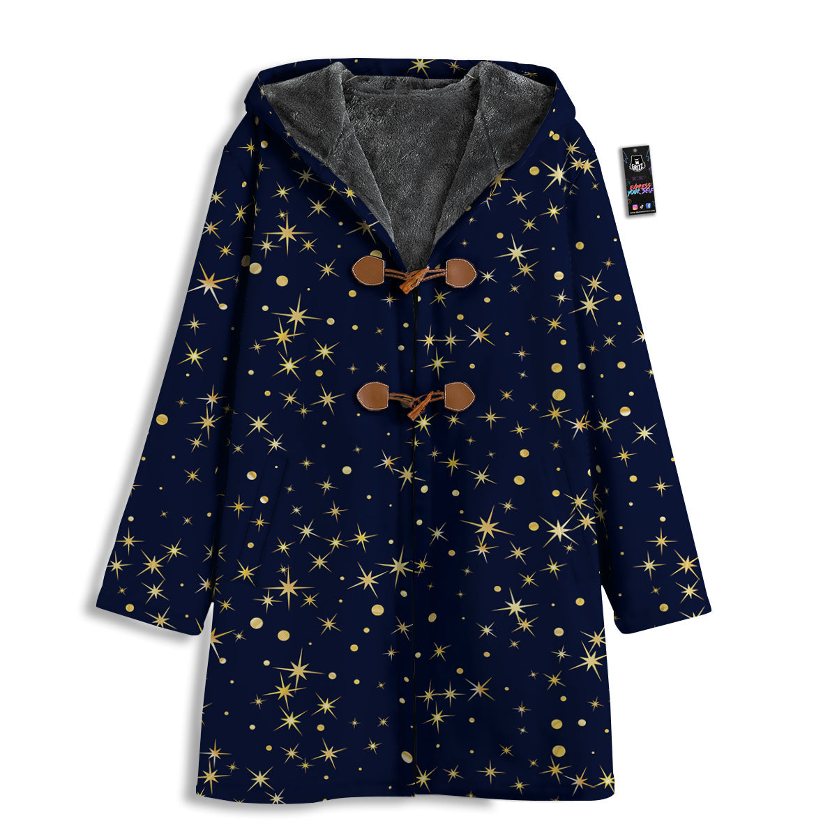 Sparkle Shiny Print Pattern Men's Windbreaker Jacket-grizzshop