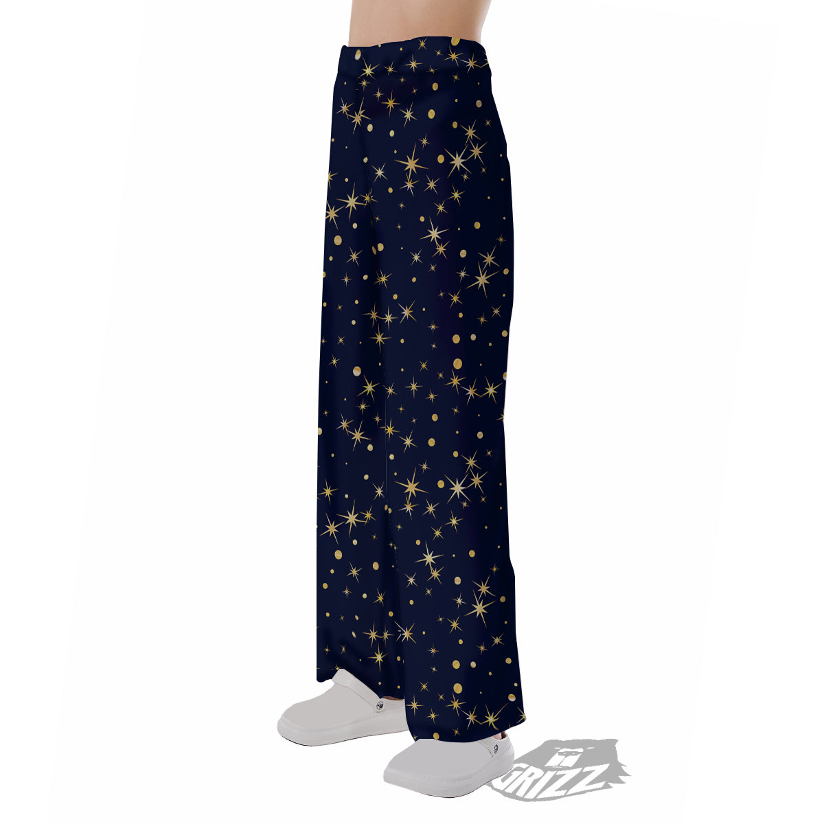 Sparkle Shiny Print Pattern Pajama Pants-grizzshop