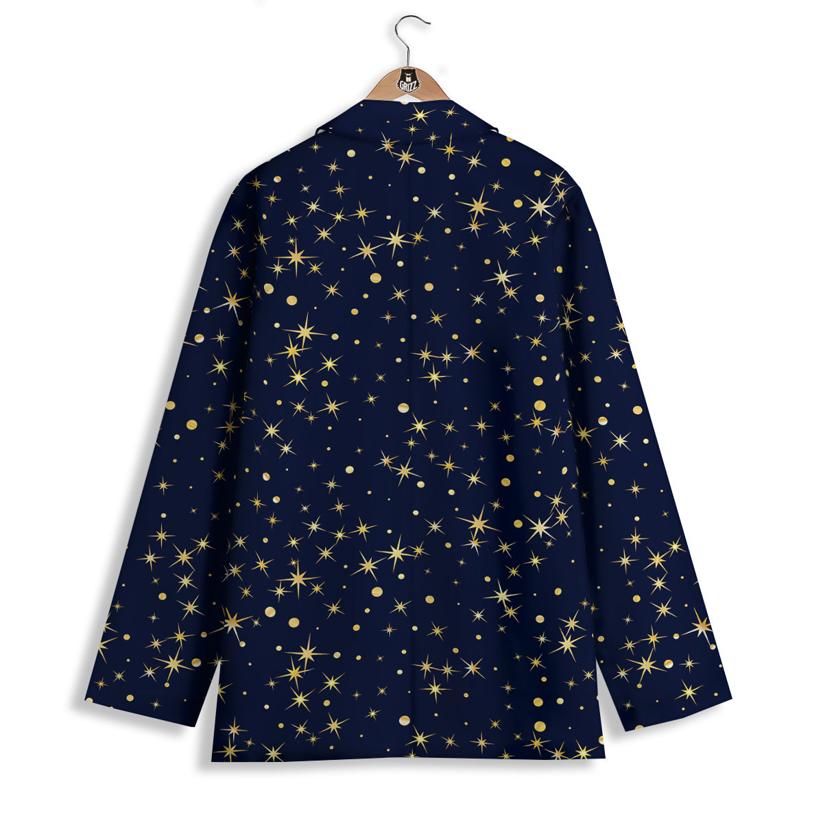 Sparkle Shiny Print Pattern Women's Blazer-grizzshop