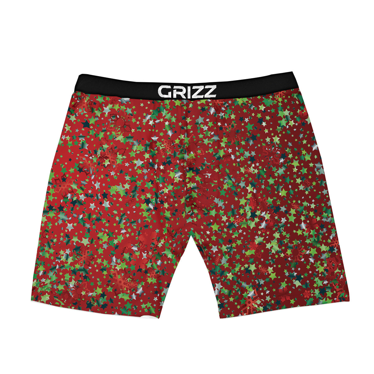 Sparkle Christmas Print Boxer Briefs