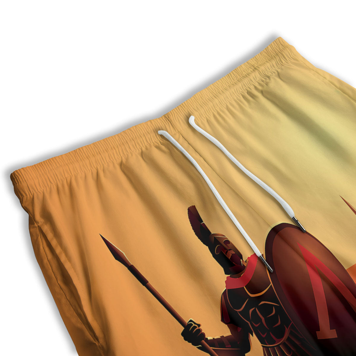 Spartan Ancient Print Men's Athletic Shorts