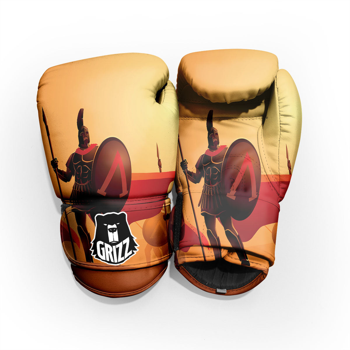Spartan Ancient Print Pro Boxing Glove