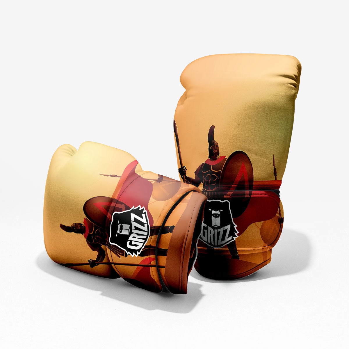 Spartan Ancient Print Pro Boxing Glove