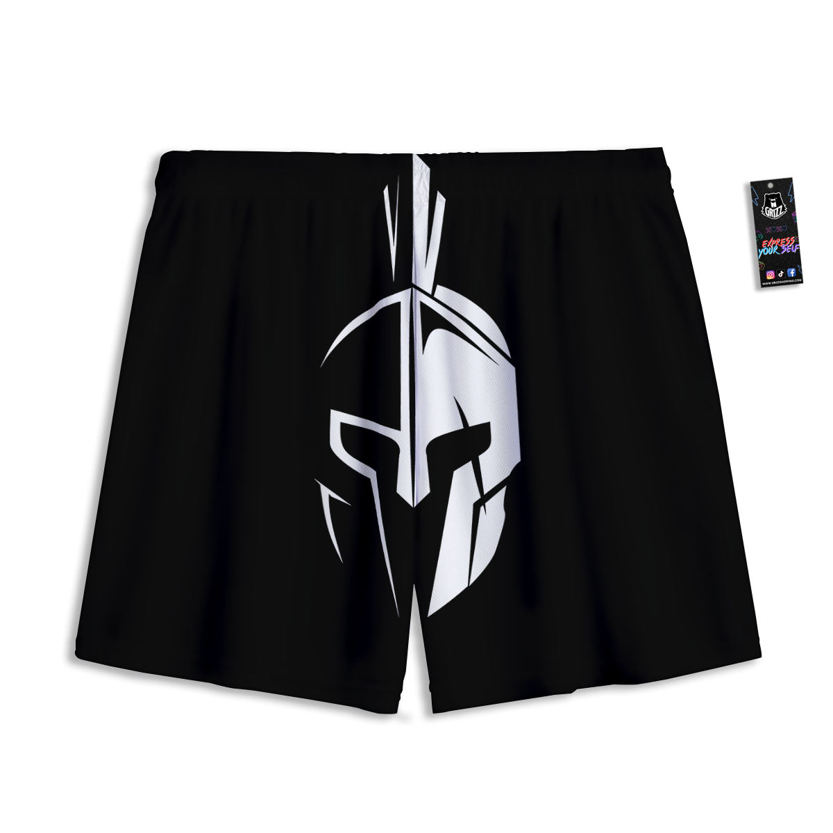 Signs Astrological And Gemini Print Mesh Shorts