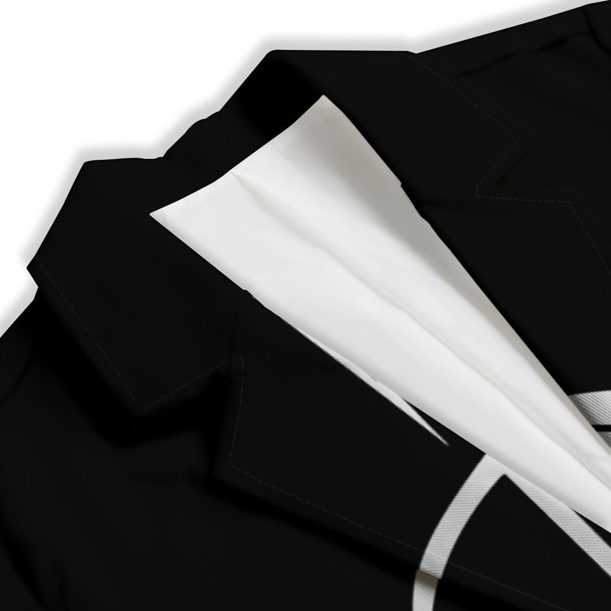 Spartan Helmet White And Black Print Women's Blazer-grizzshop