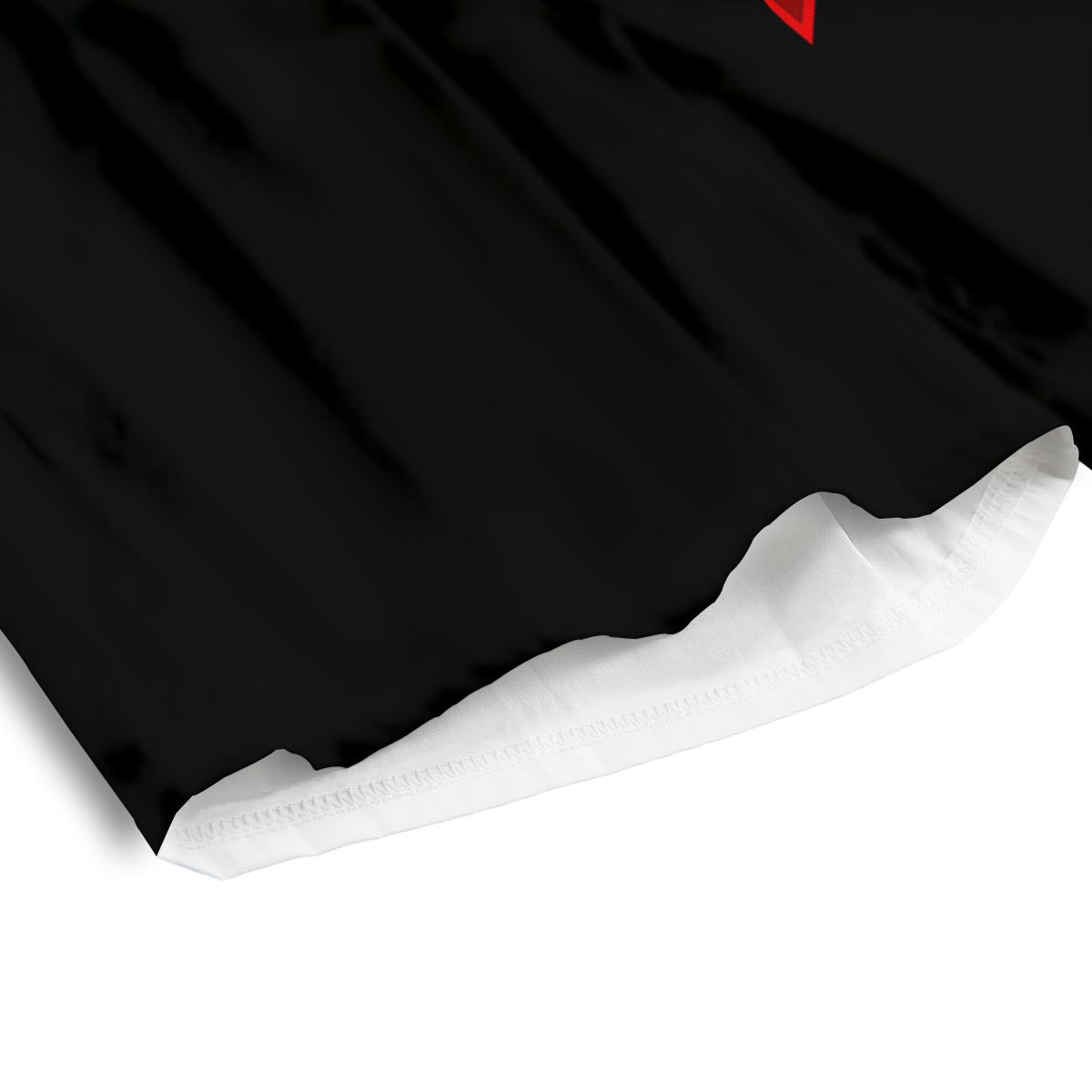 Spartan Red And White Print Men's Athletic Shorts