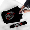 Spartan Red And White Print Umbrella-grizzshop