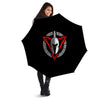 Spartan Red And White Print Umbrella-grizzshop