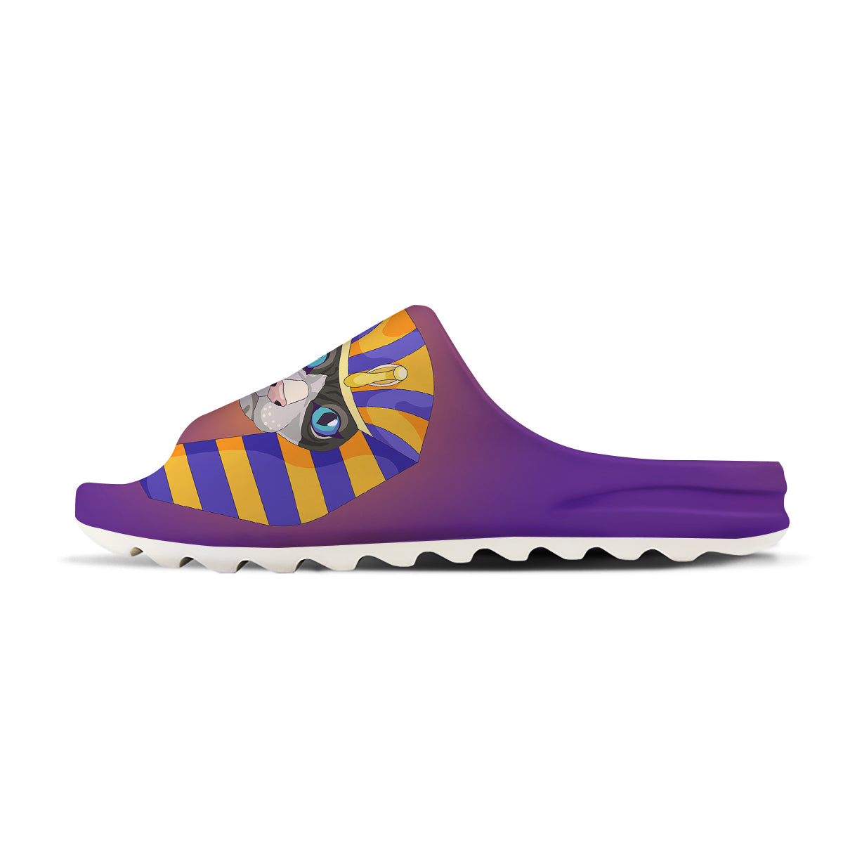 Sphynx Cat Pharaoh Print Sandals-grizzshop