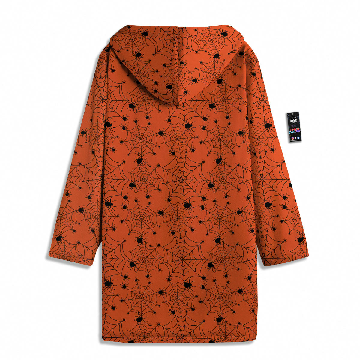Spider Halloween Print Pattern Men's Windbreaker Jacket-grizzshop