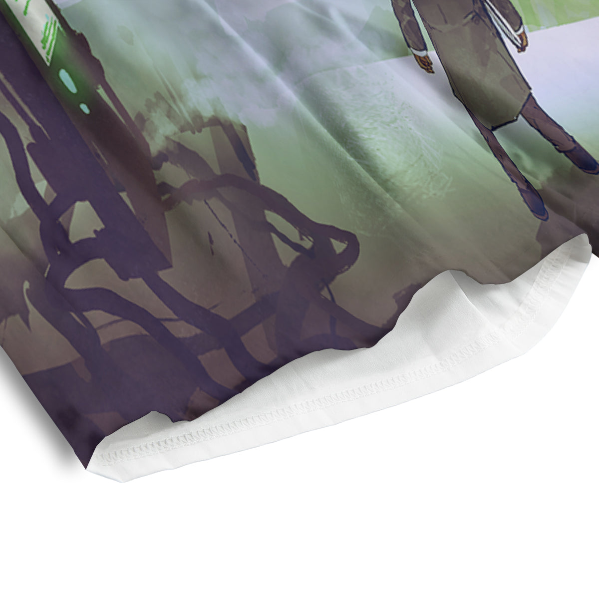 Spider Monster Print Men's Athletic Shorts
