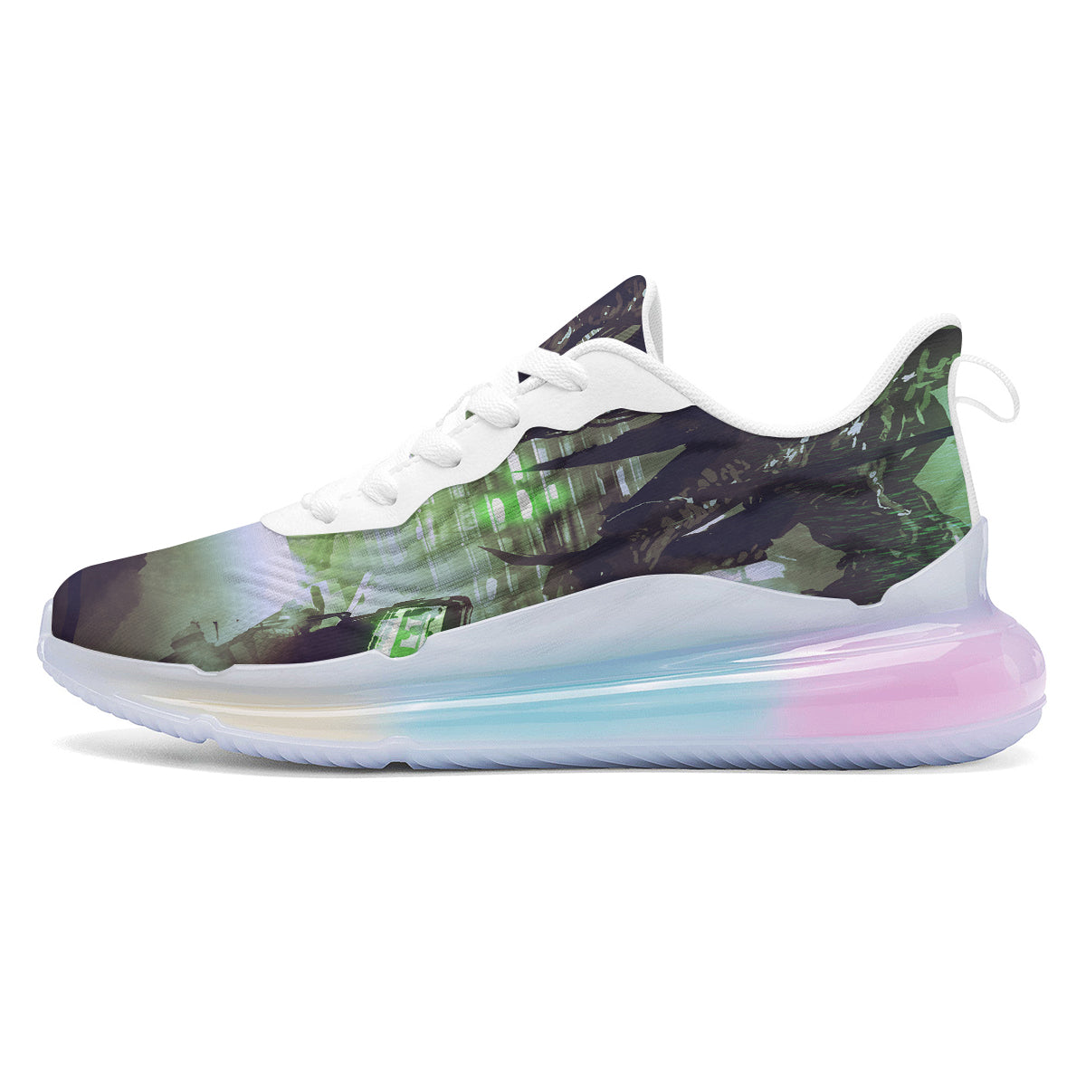 Spider Monster Print Running Sneakers-grizzshop