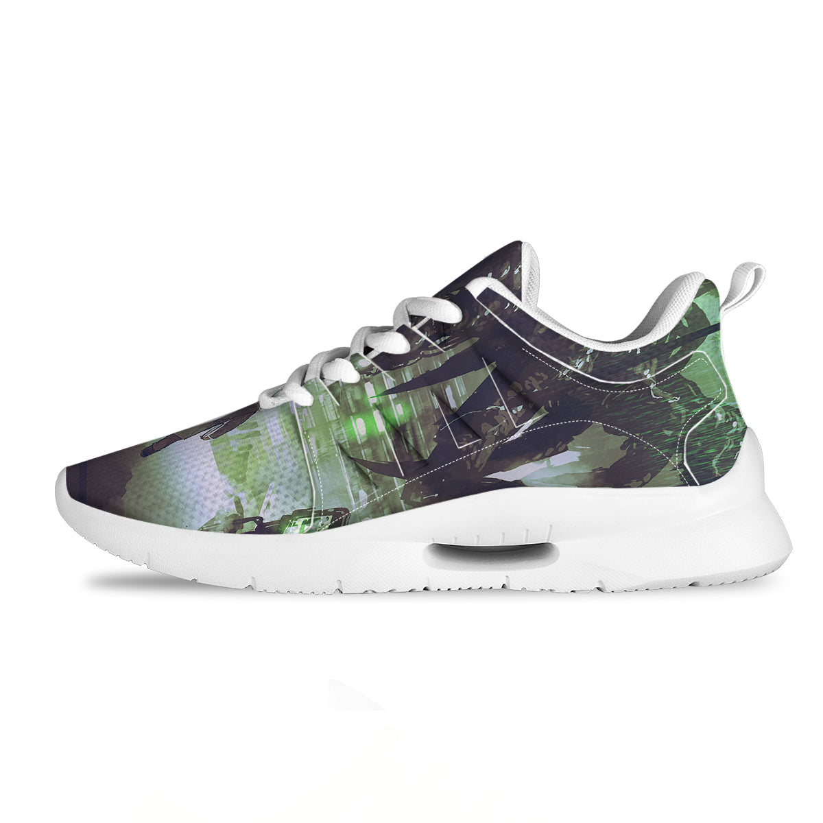 Spider Monster Print Tennis Shoes-grizzshop