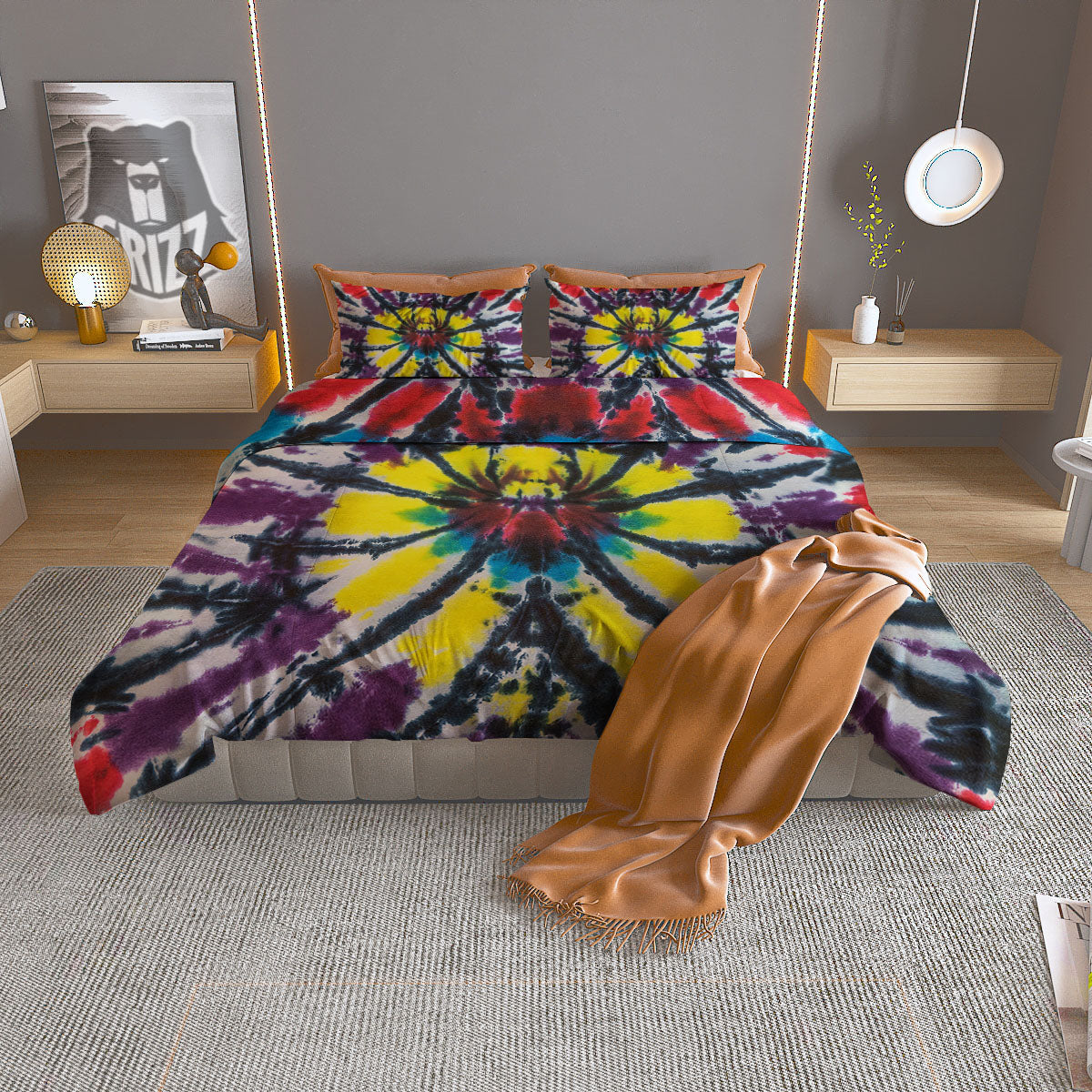 Stethoscope White And Black Print Pattern Duvet Cover Bedding Set