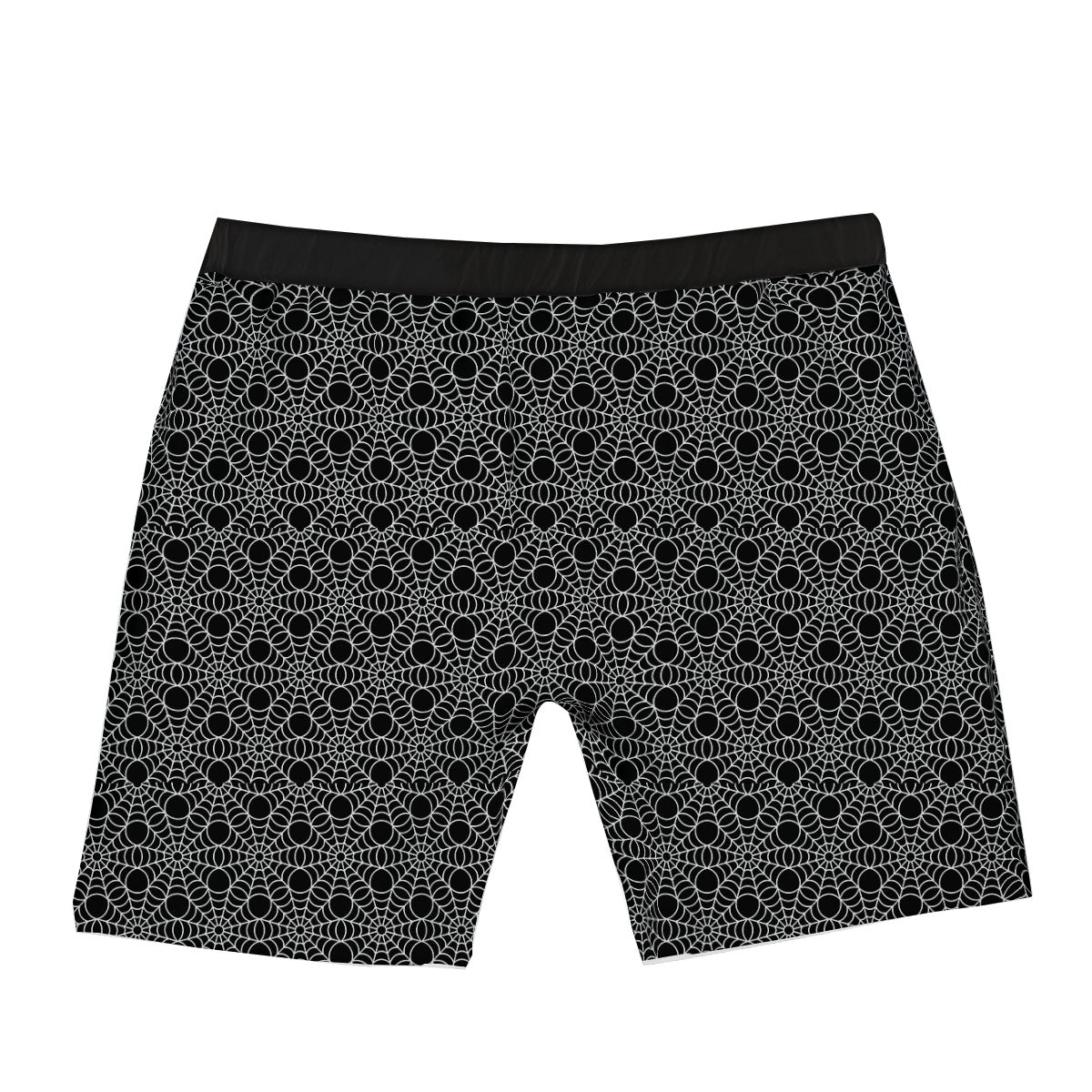 Spider Web Black Print Pattern Boxer Briefs-grizzshop