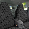 Spider Web Black Print Pattern Car Seat Covers-grizzshop