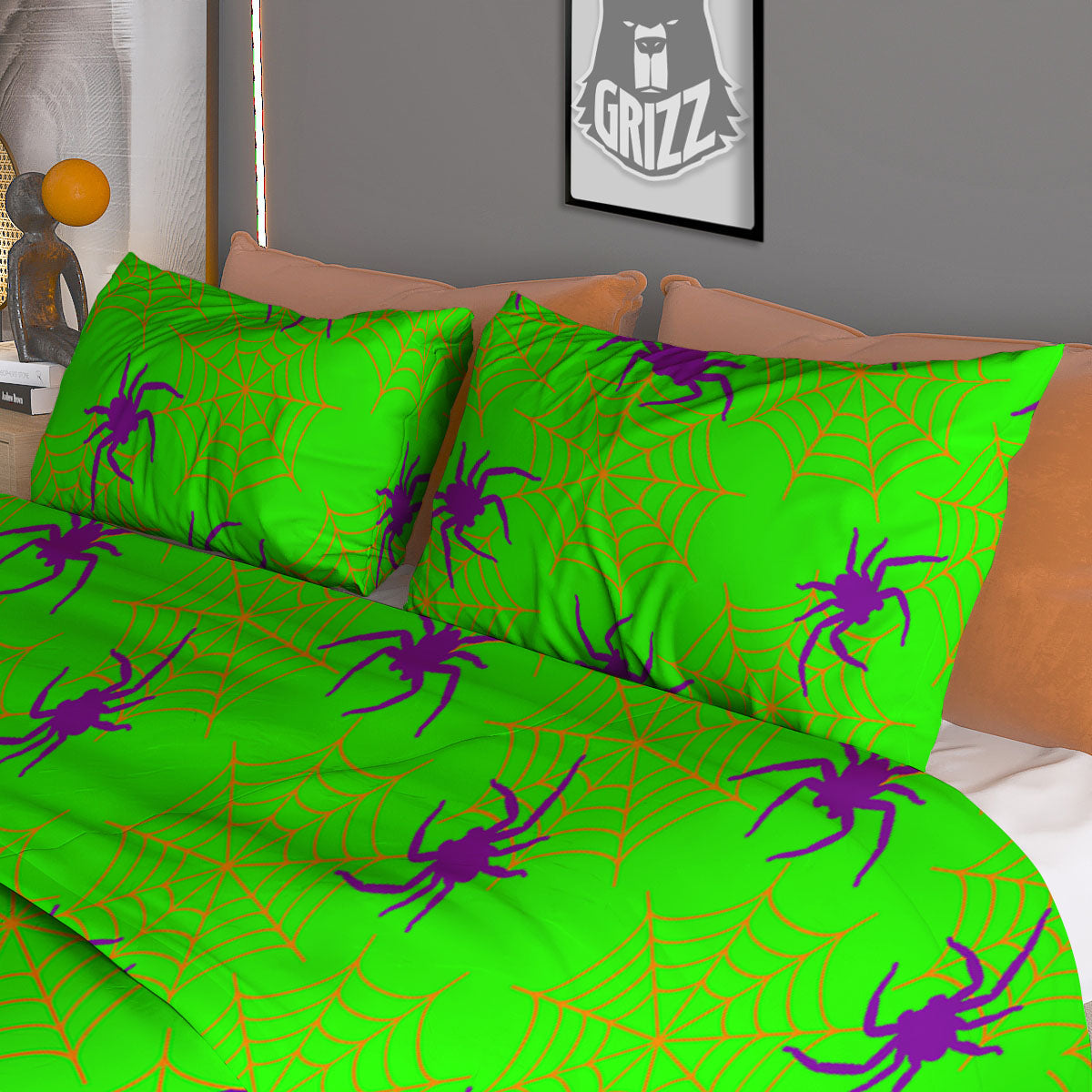 Stripe Sunflower White And Black Print Pattern Duvet Cover Bedding Set