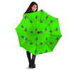 Spider Web Green And Purple Print Pattern Umbrella-grizzshop