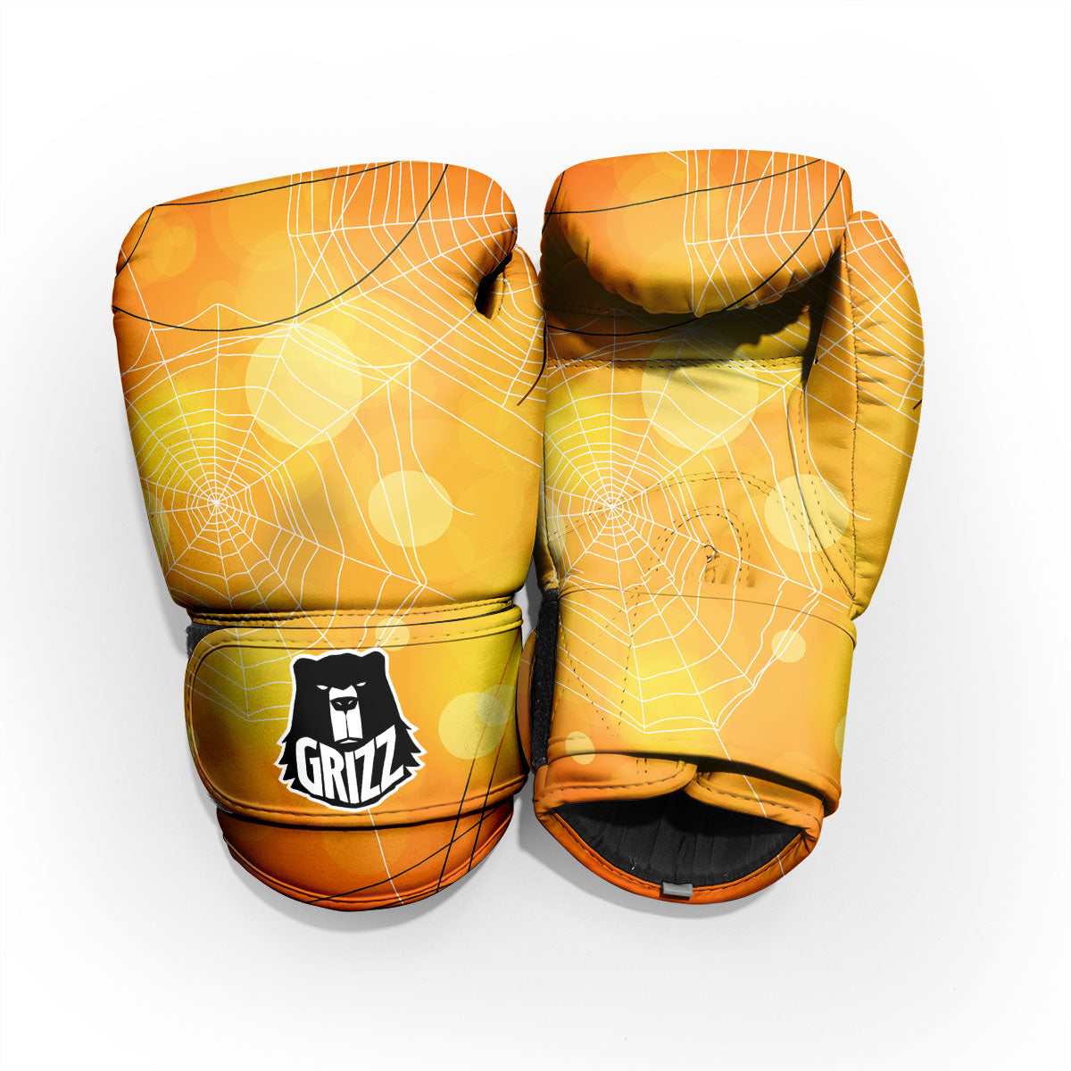 Spider Web Halloween Print Pro Boxing Glove