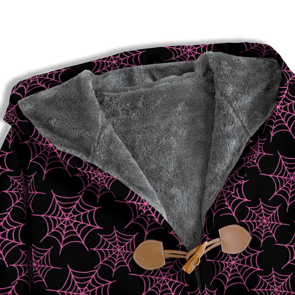 Spider Web Pink And Black Print Pattern Men's Windbreaker Jacket-grizzshop