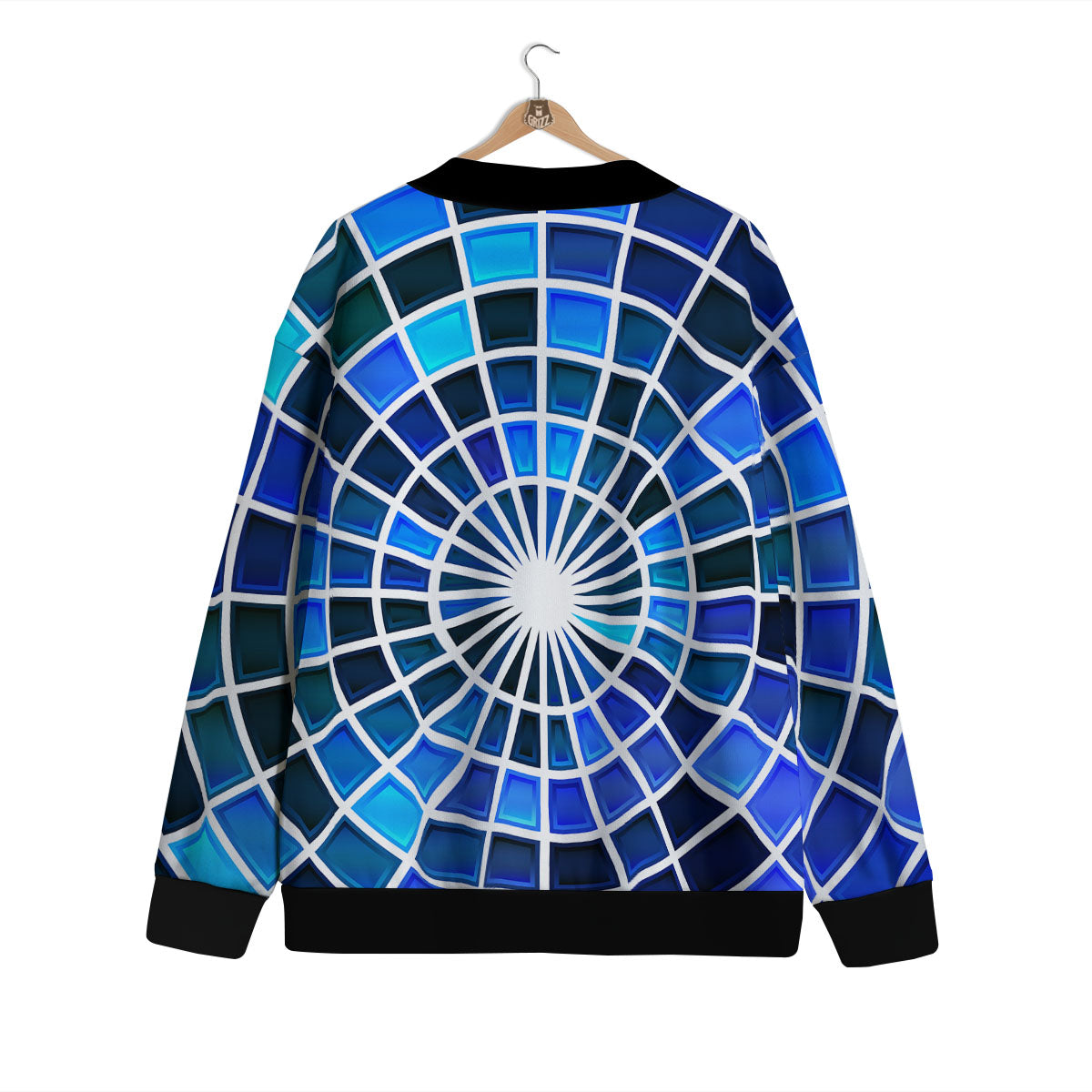 Spider Web Stained Mosaic Print Cardigan-grizzshop