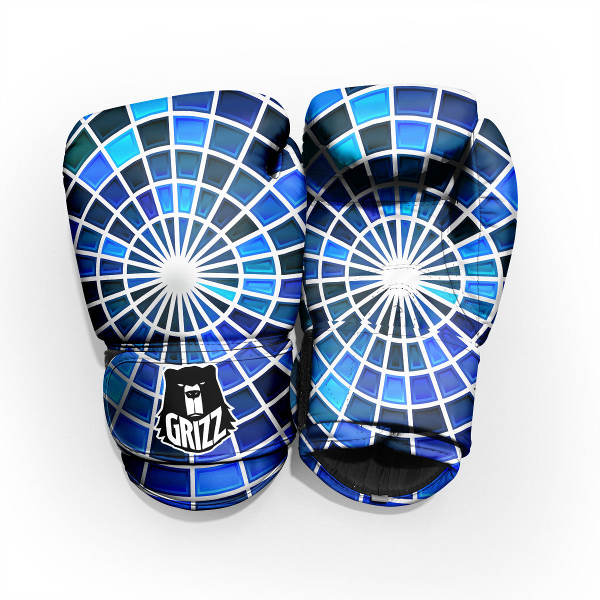 Spider Web Stained Mosaic Print Pro Boxing Glove