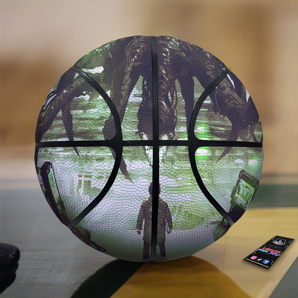 Spider Monster Print Basketball