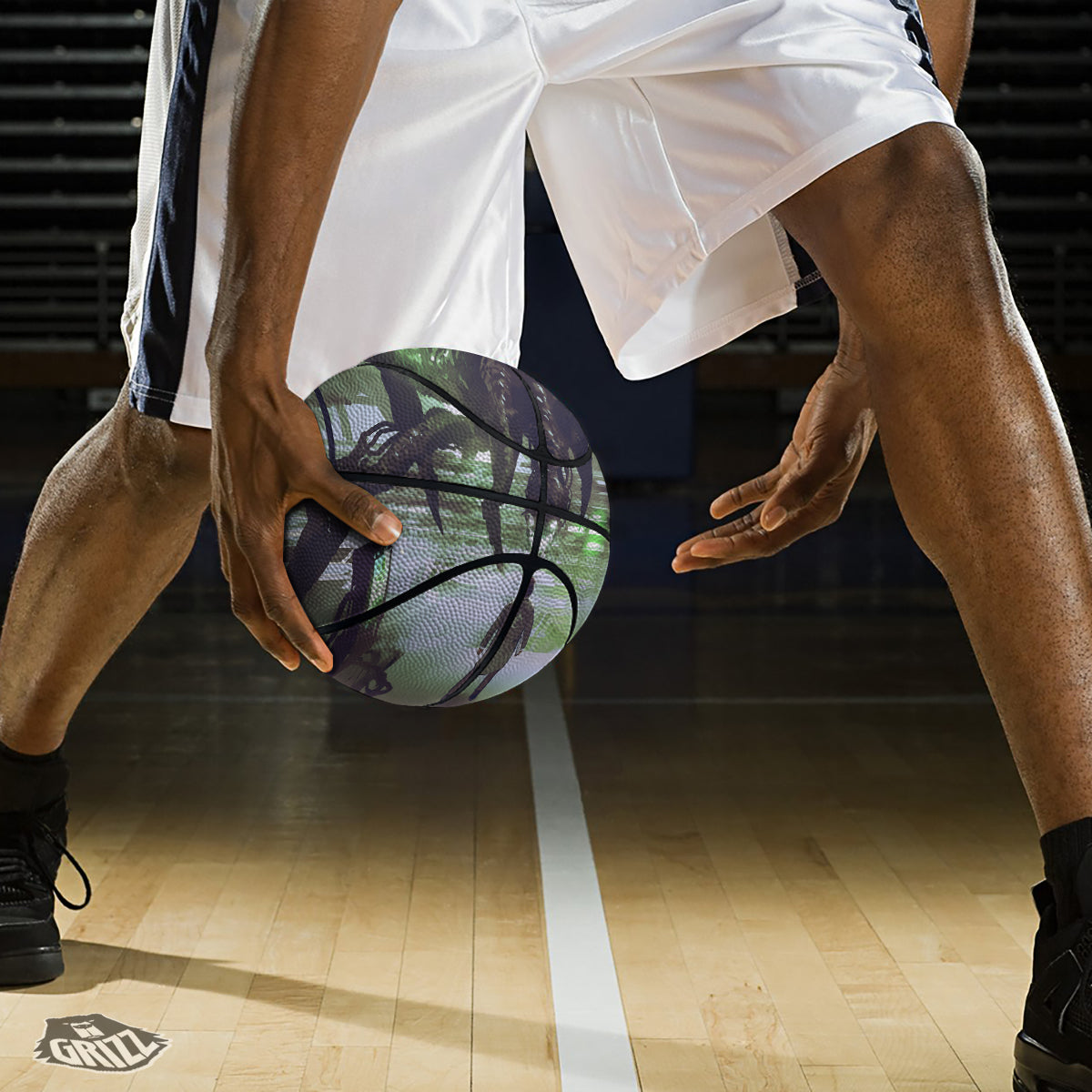 Spider Monster Print Basketball
