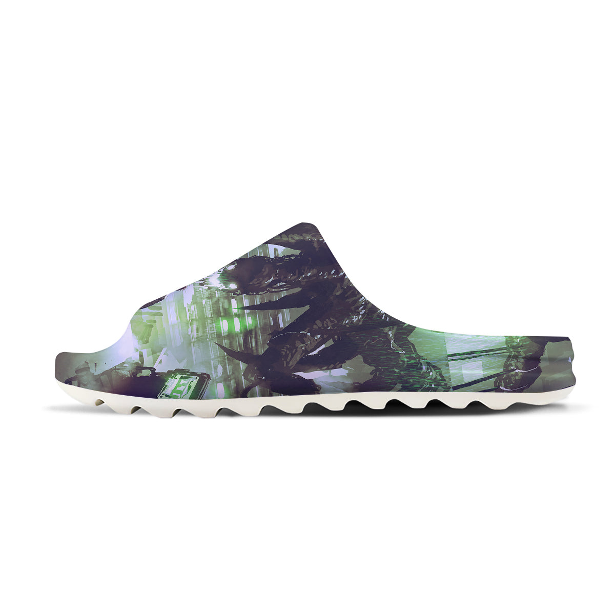 Spider Monster Print Sandals-grizzshop