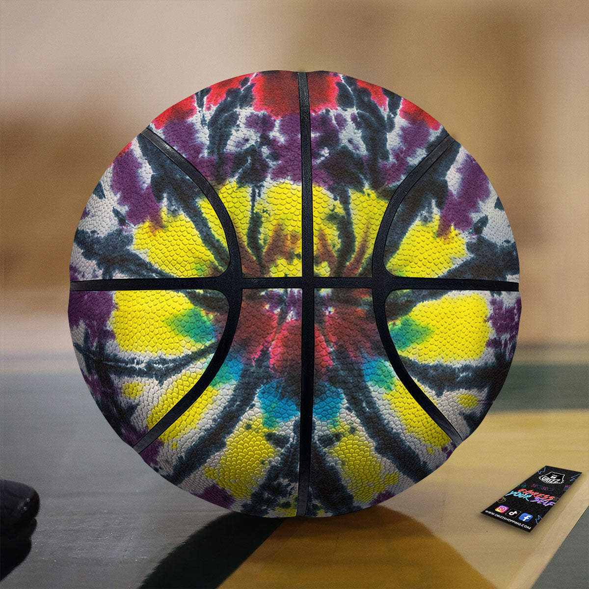 Stethoscope White And Black Print Pattern Basketball