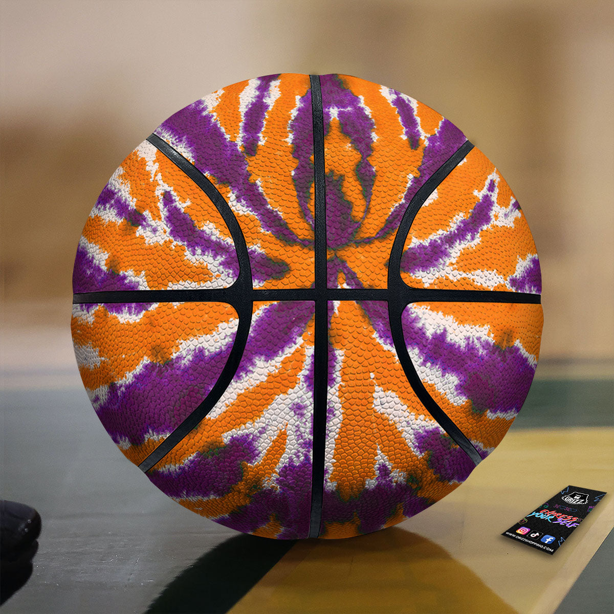 Stripe Camo Winter Tiger Print Pattern Basketball