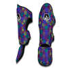 Spiral Colorful Print Pattern Muay Thai Shin Guards-grizzshop