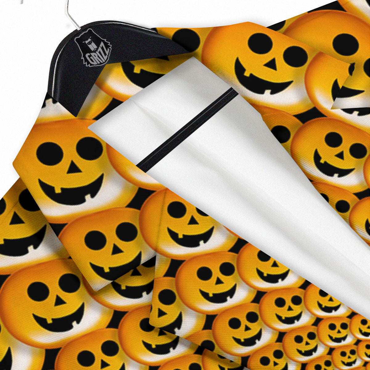 Spiral Halloween Print Men's Sport Coat-grizzshop