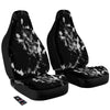 Spiral Tie Dye Black Backed Print Car Seat Covers-grizzshop