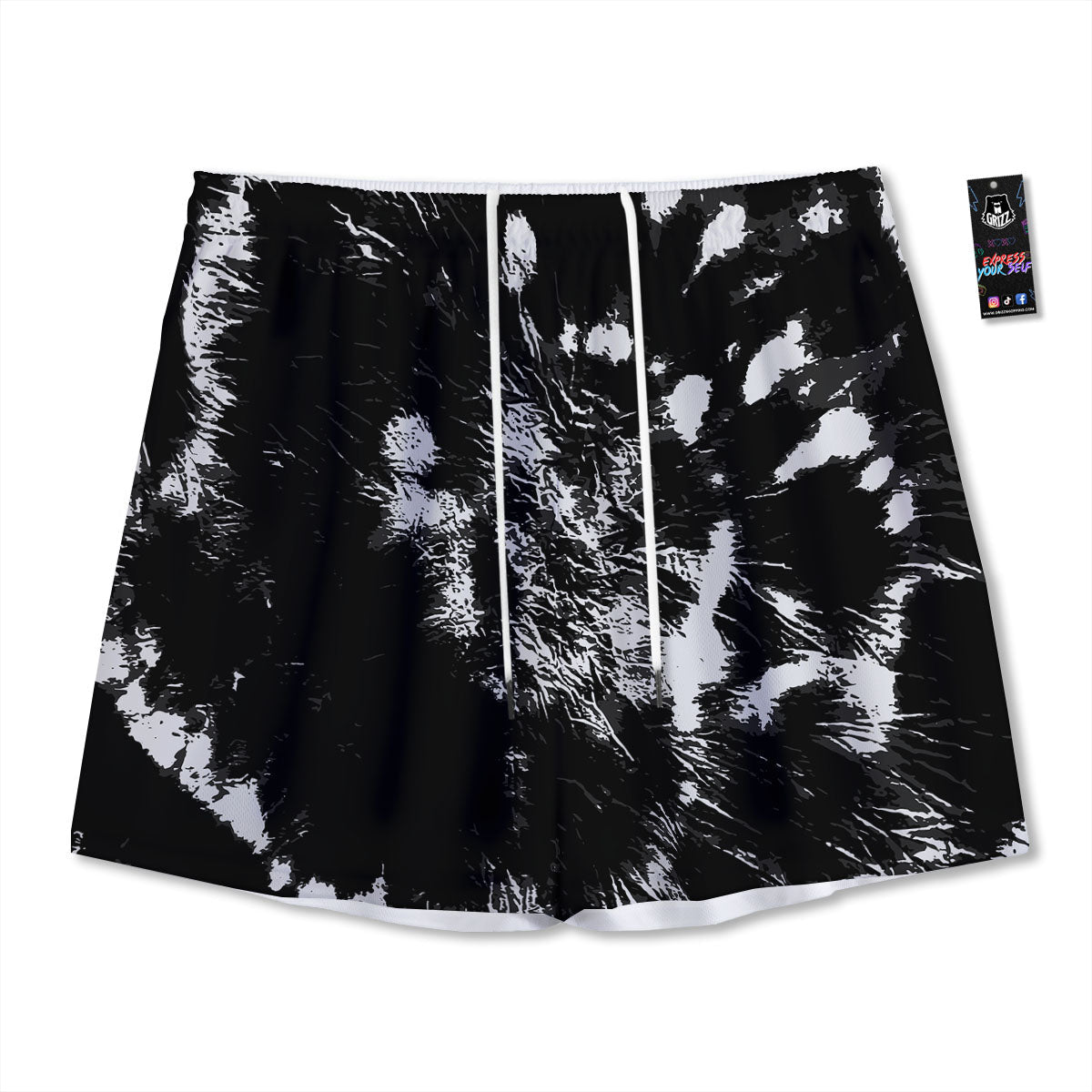 Sloth Cute Print Pattern Mesh Shorts