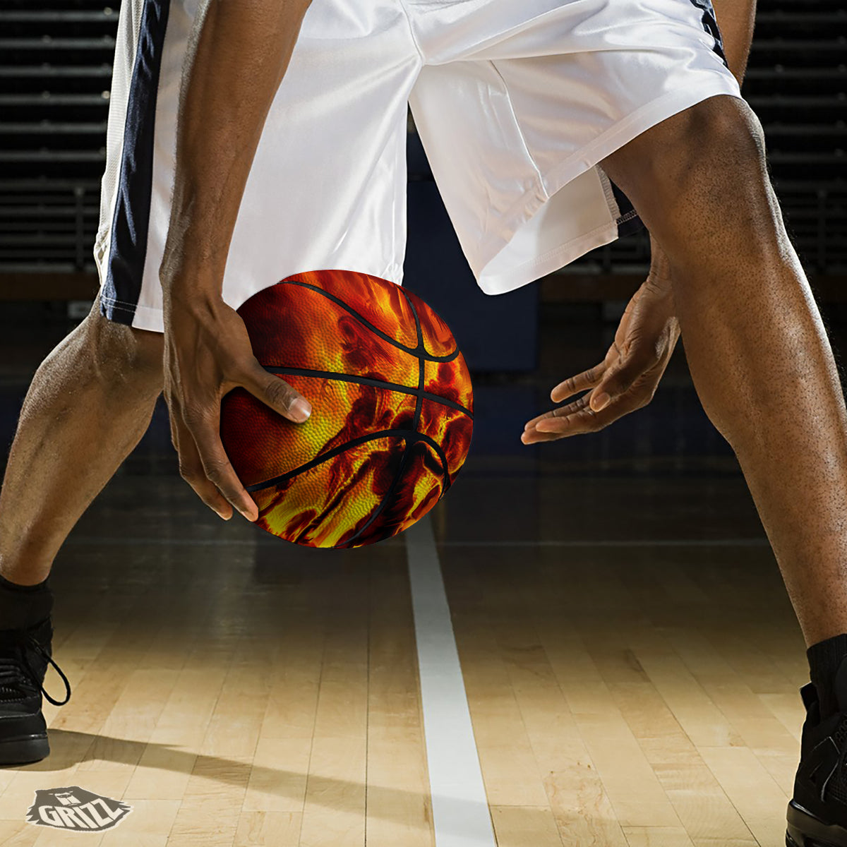 Spirit In Fire Hell Print Basketball