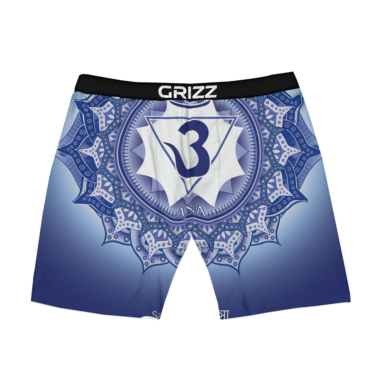Spiritual Ajna Chakra Print Boxer Briefs-grizzshop