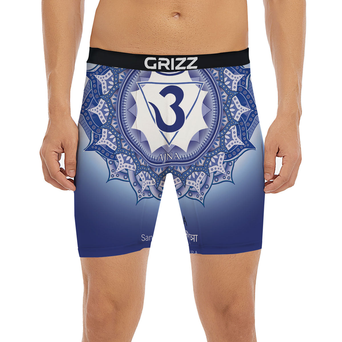 Spiritual Ajna Chakra Print Boxer Briefs-grizzshop