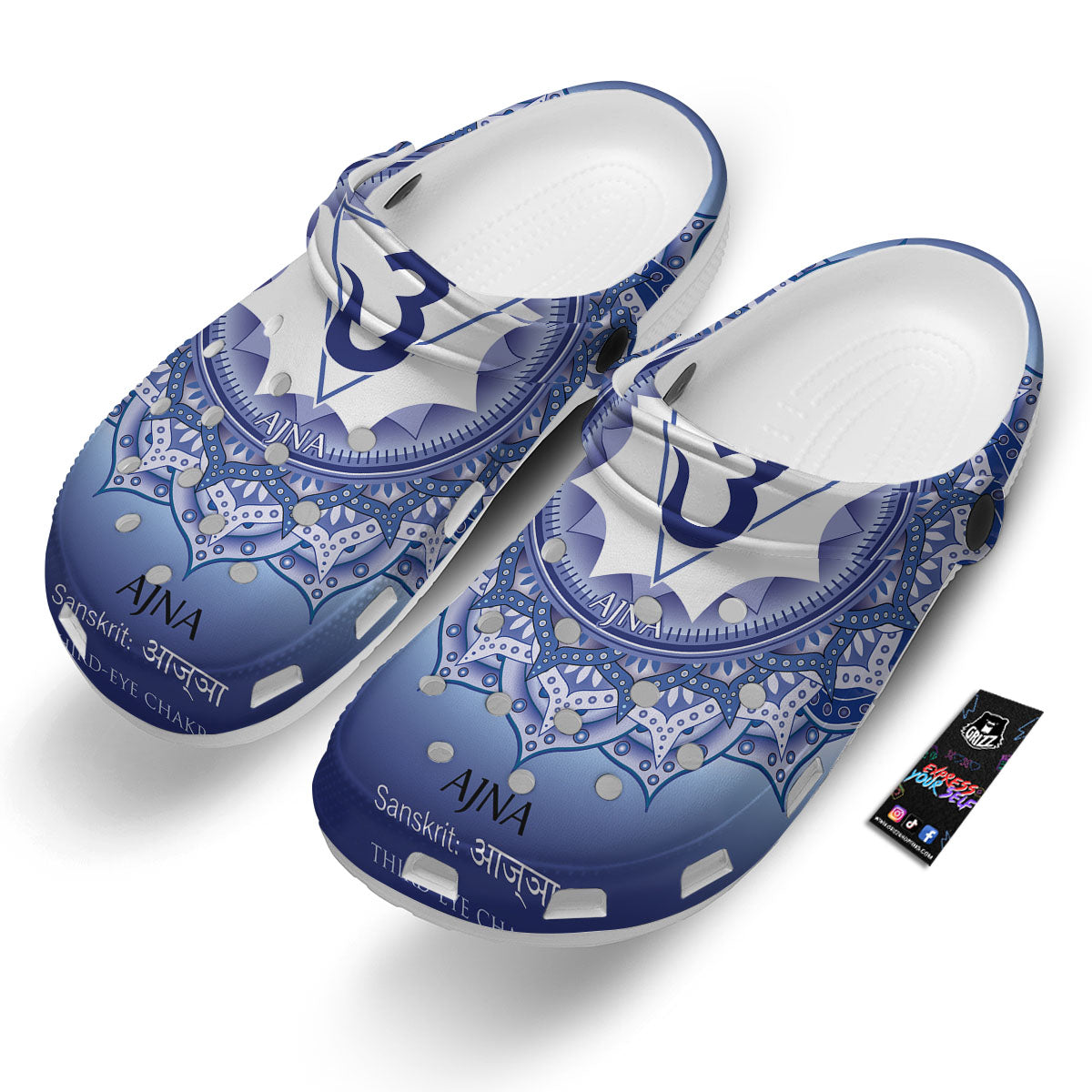 Spiritual Ajna Chakra Print Clog-grizzshop