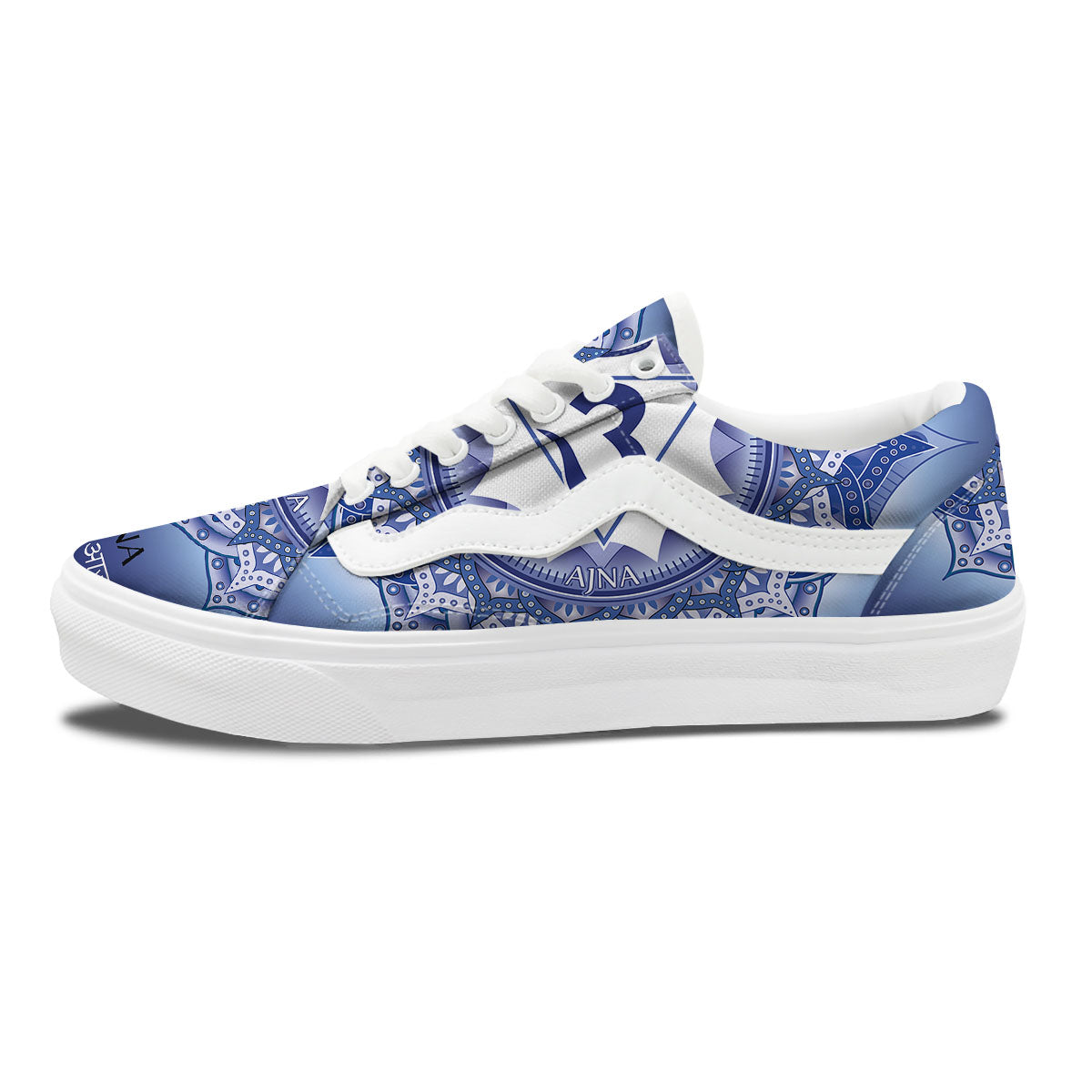 Spiritual Ajna Chakra Print Skate Shoes-grizzshop