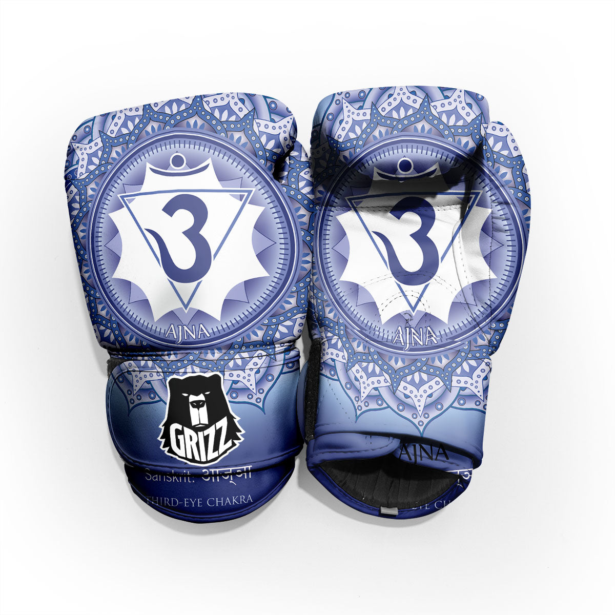 Spiritual Ajna Chakra Print Pro Boxing Glove