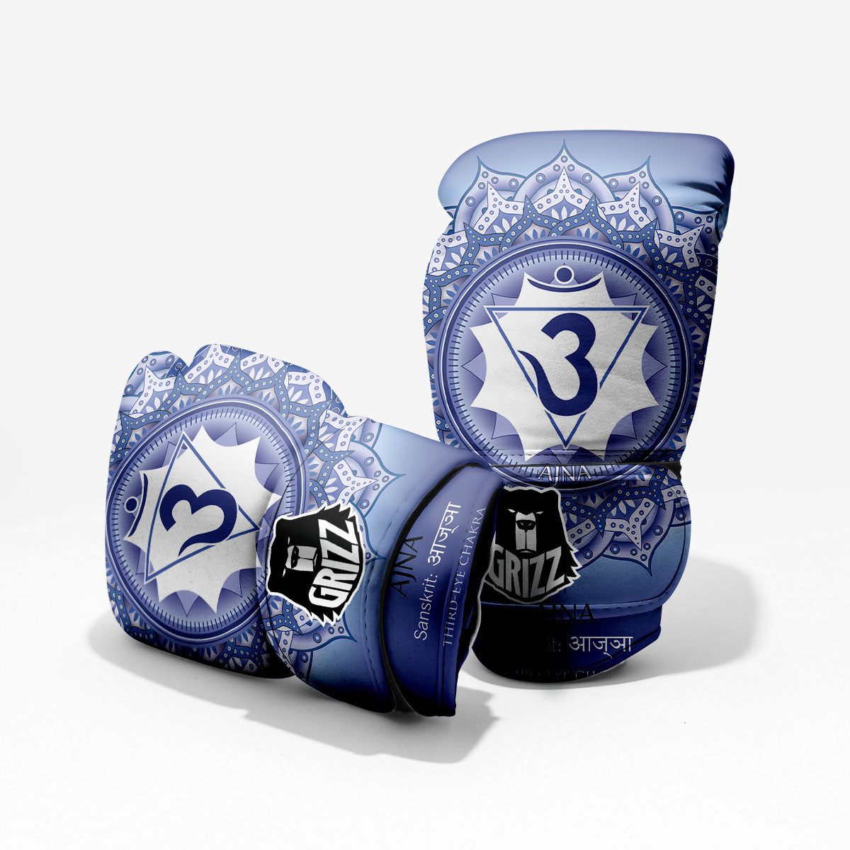 Spiritual Ajna Chakra Print Pro Boxing Glove