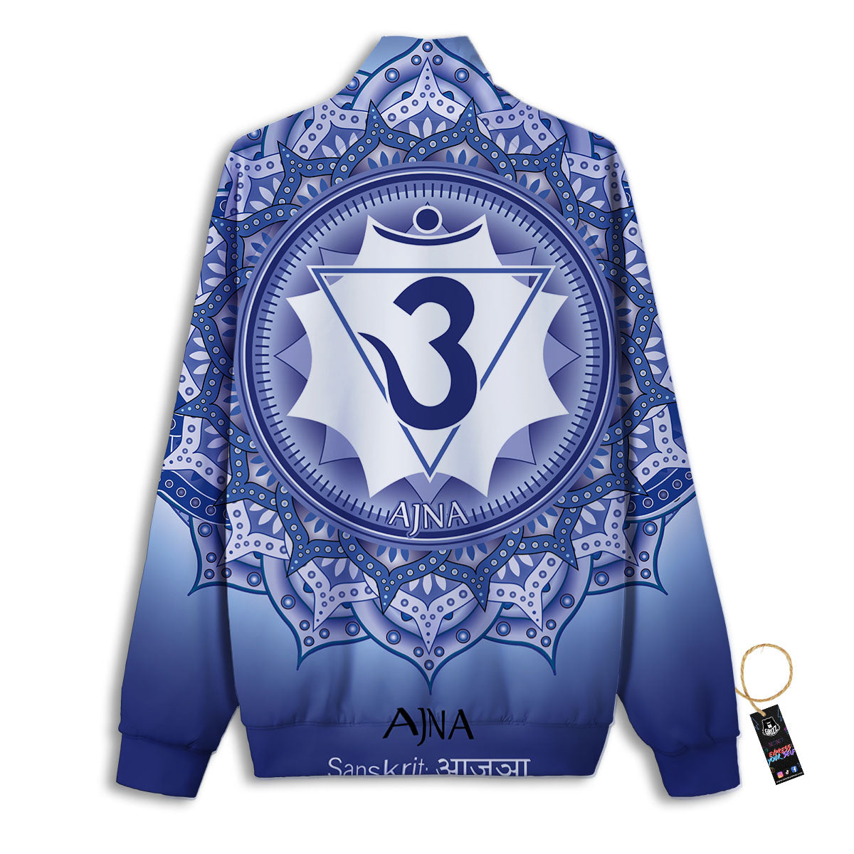 Spiritual Ajna Chakra Print Track Jacket-grizzshop